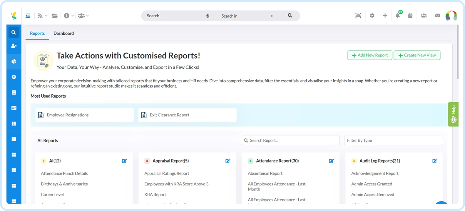 Compliance management dashboard